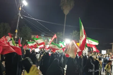 مردم رودسر در شب صد و نود و ششم مقاومت، صدای آزادی را فریاد زدند
