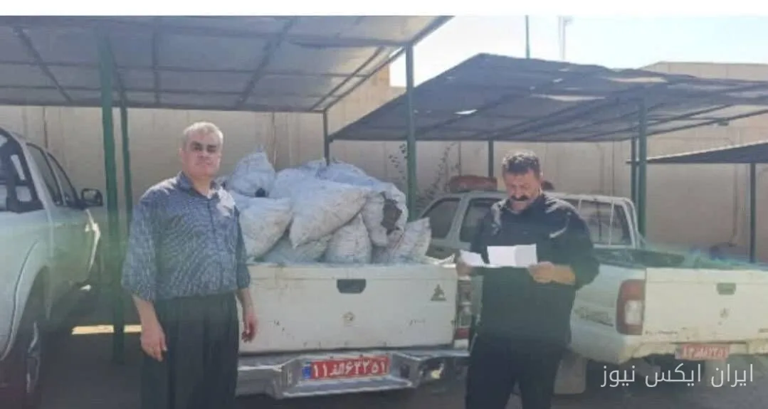 توقیف محموله قاچاق زغال بلوط در مریوان
