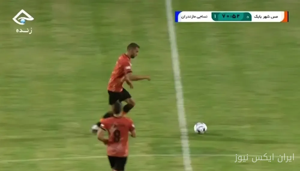 گل زیبای عارف قزل، مس شهربابک را به پیروزی نزدیک کرد!
