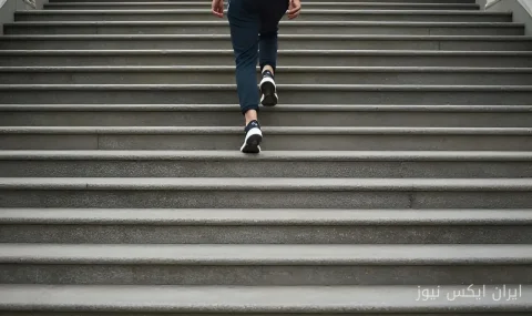 Treppensteigen; eine einfache, aber vorsichtige Sportart