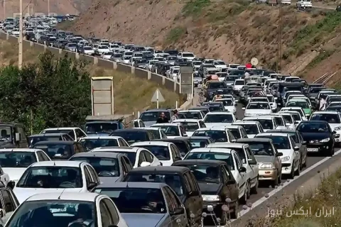 ترافیک ۷ کیلومتری در محور کندوان؛ سفرها به تعویق افتاد!