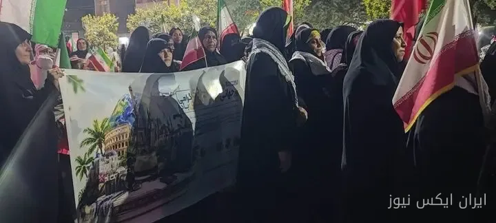 حضور راضیه صالحی بالاشهری و هنرمندان صنایع‌دستی در رزمایش جان‌فدا