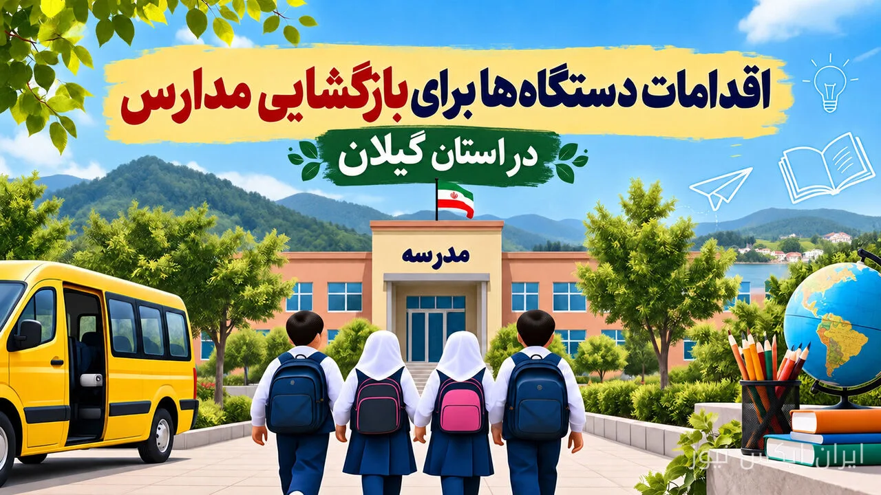 مدارس گیلان از اول مهر به صورت رسمی فعالیت خود را آغاز میکنند