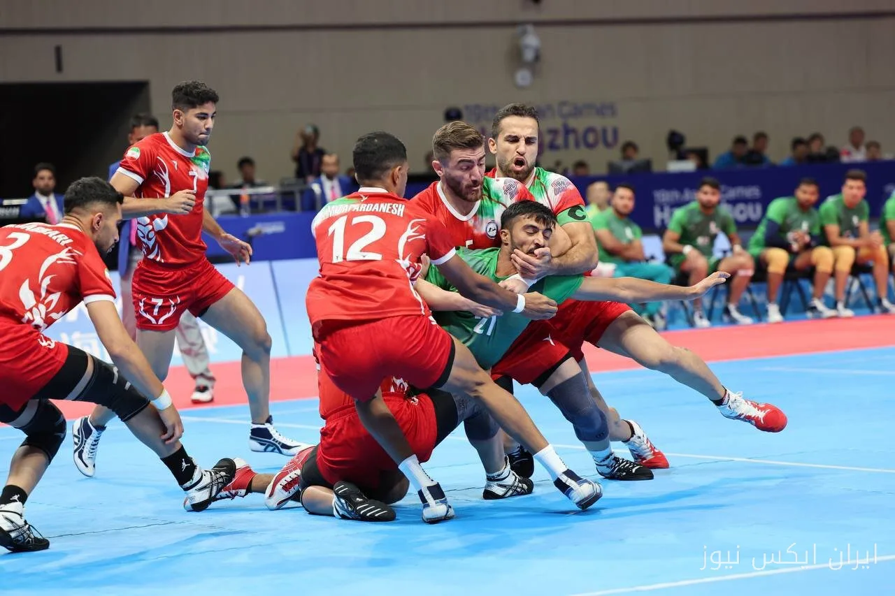 تیم ملی کبدی مردان ایران برابر مالزی پیروز شد