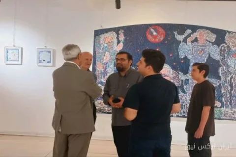 نمایشگاه جنجالی فردین صادق ایوبی در سنندج: وقت بمباران و عطر شکوفه