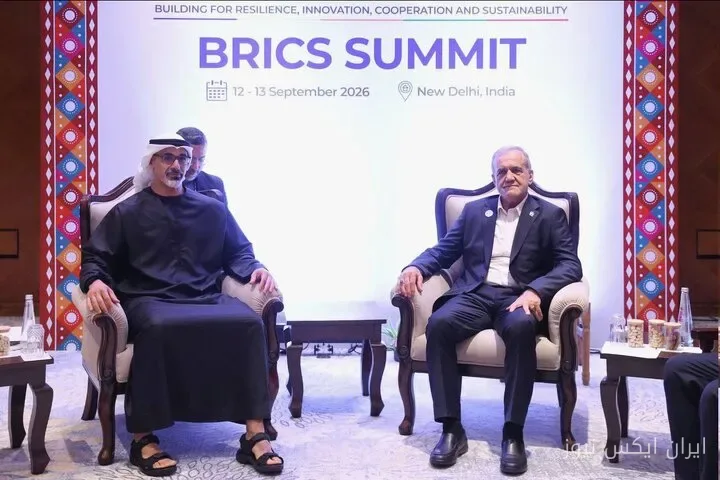 دیدار سازنده رئیس‌جمهور ایران با ولیعهد ابوظبی
