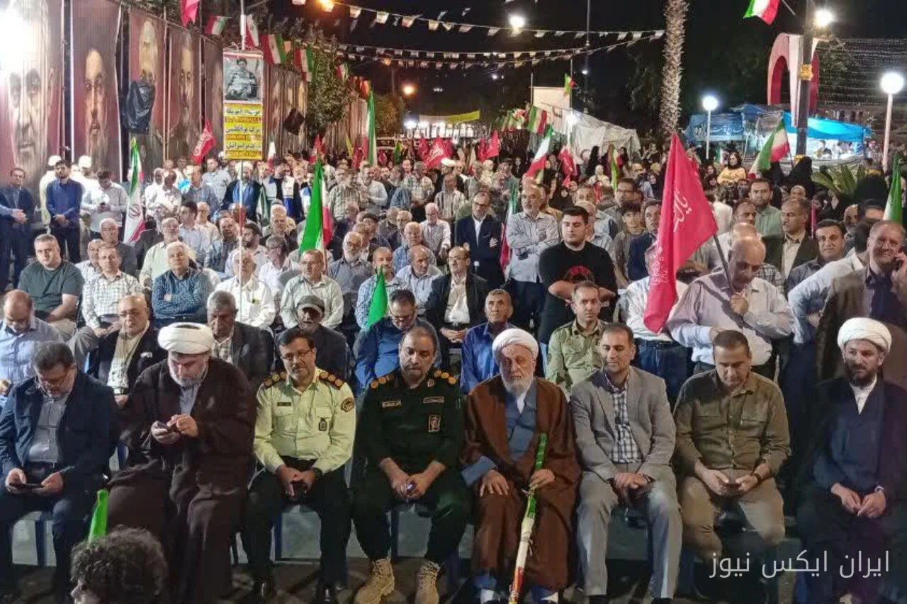 مردم گالیکش در کنار موج ۲۱۱ به همبستگی پرداختند