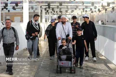 تردد روان زائران از مهران و خسروی؛ اعزام‌های هوایی همچنان برقرار!
