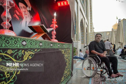 زائران مازندرانی به حرم امام رضا(ع) شتافتند