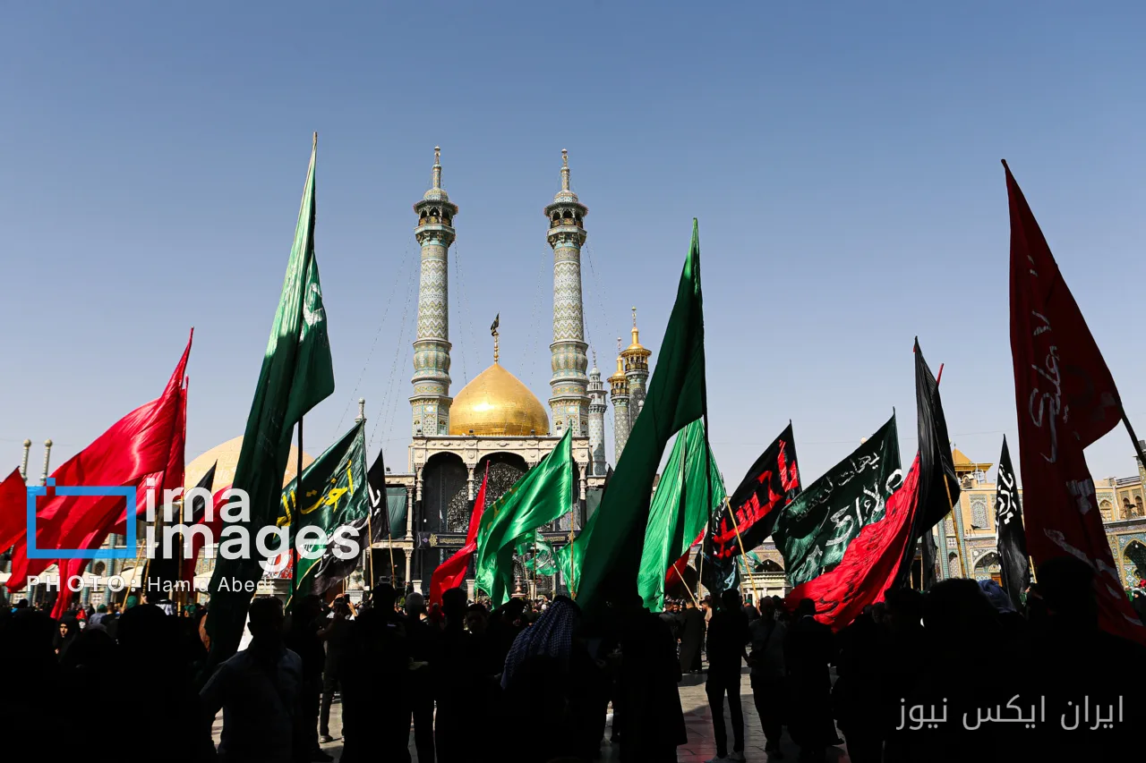 قم در سالروز وفات حضرت معصومه میزبان زائران است