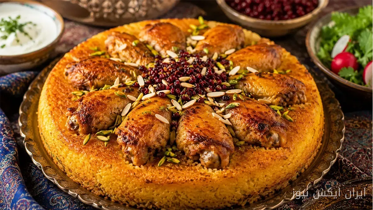 فوت و فن‌های طلایی ته‌چین بال مرغ