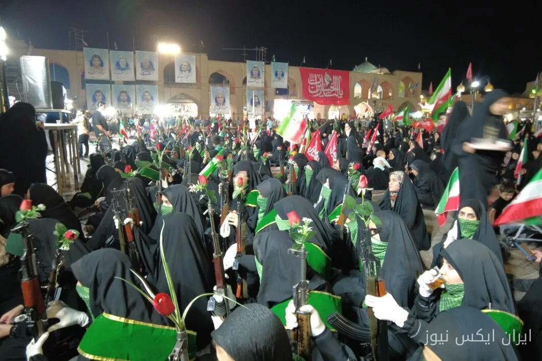 رزمایش جانفدایان حسینیه ایران در یزد برگزار شد