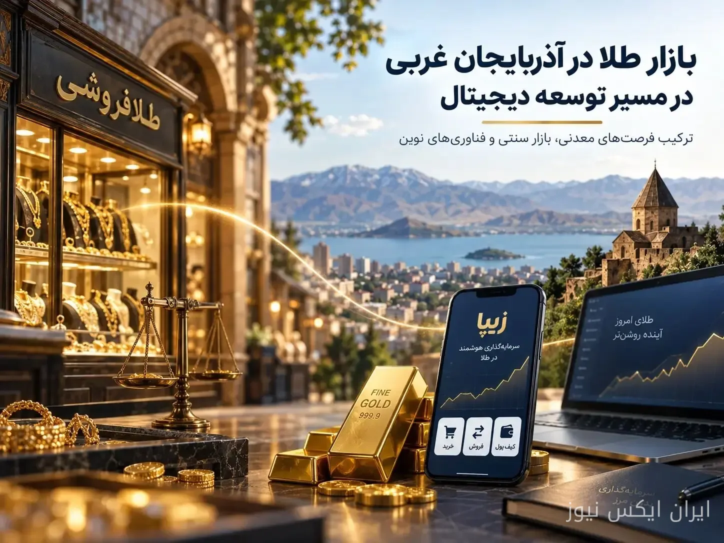 آذربایجان غربی؛ قطب دیجیتال طلا در ایران