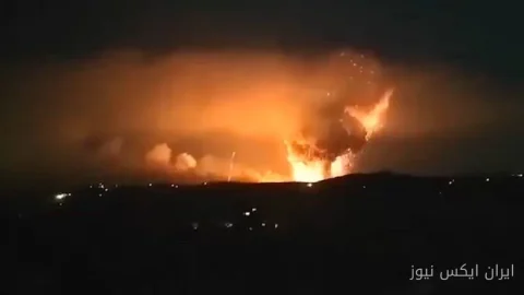 انفجار مهیب در مقابل کلیسای حماه سوریه