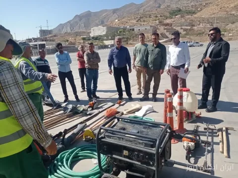 شیراز آماده‌باش برای بارش‌های پاییزی: مانور مقابله با سیلاب در دراک