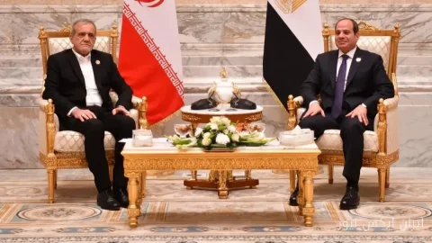 رئیس‌جمهور مصر: توقف تنش‌ها در منطقه اولویت اصلی است