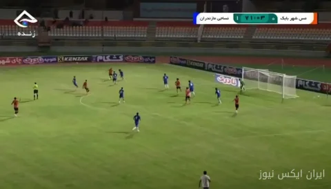 عارف قزل، گل اول مس شهربابک را به نساجی زد!