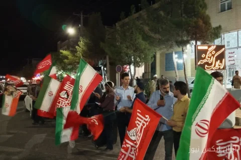 حضور حماسی مردم خواف در شب صد و نود و ششم