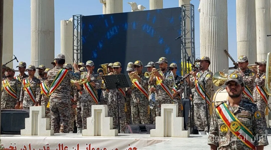 نخستین جشنواره موسیقی نظامی «ترنم مقاومت» در ملایر برگزار شد