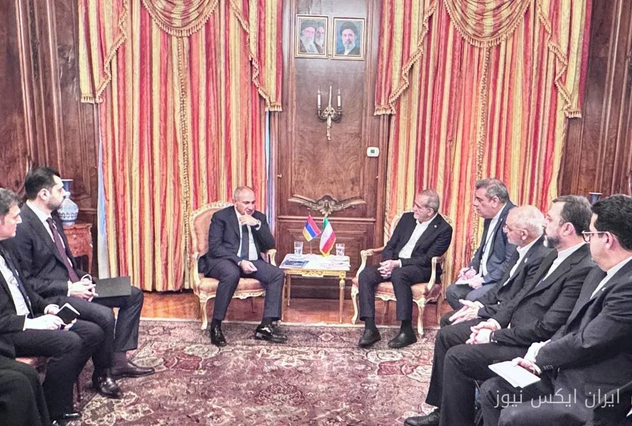 دیدار مسعود پزشکیان و نیکول پاشینیان در نیویورک