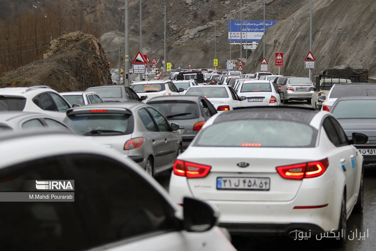 ترافیک سنگین در آزادراه تهران - شمال؛ هشدار پلیس راه البرز