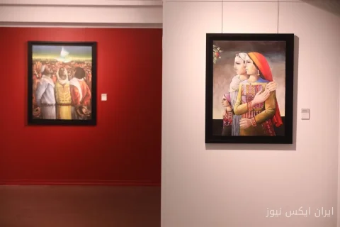 افتتاح نمایشگاه «نقاش سرزمین زخمی»؛ آثار سلیمان منصور در کانون توجه