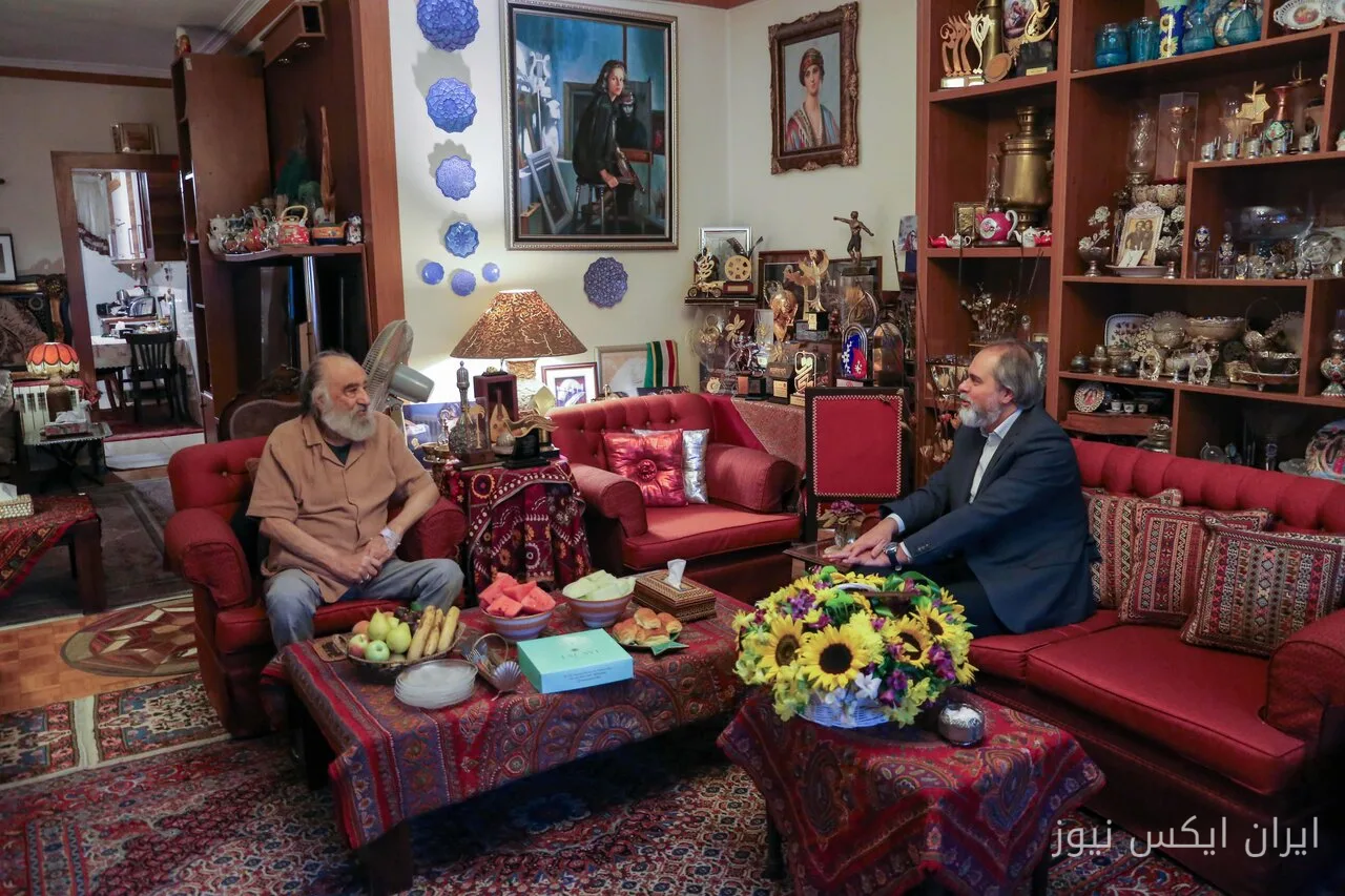 فریدزاده در دیدار با داریوش ارجمند: تا جان در بدن دارم کار می‌کنم