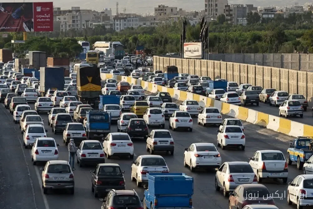 ترافیک نیمه‌سنگین در محورهای مواصلاتی منتهی به تهران