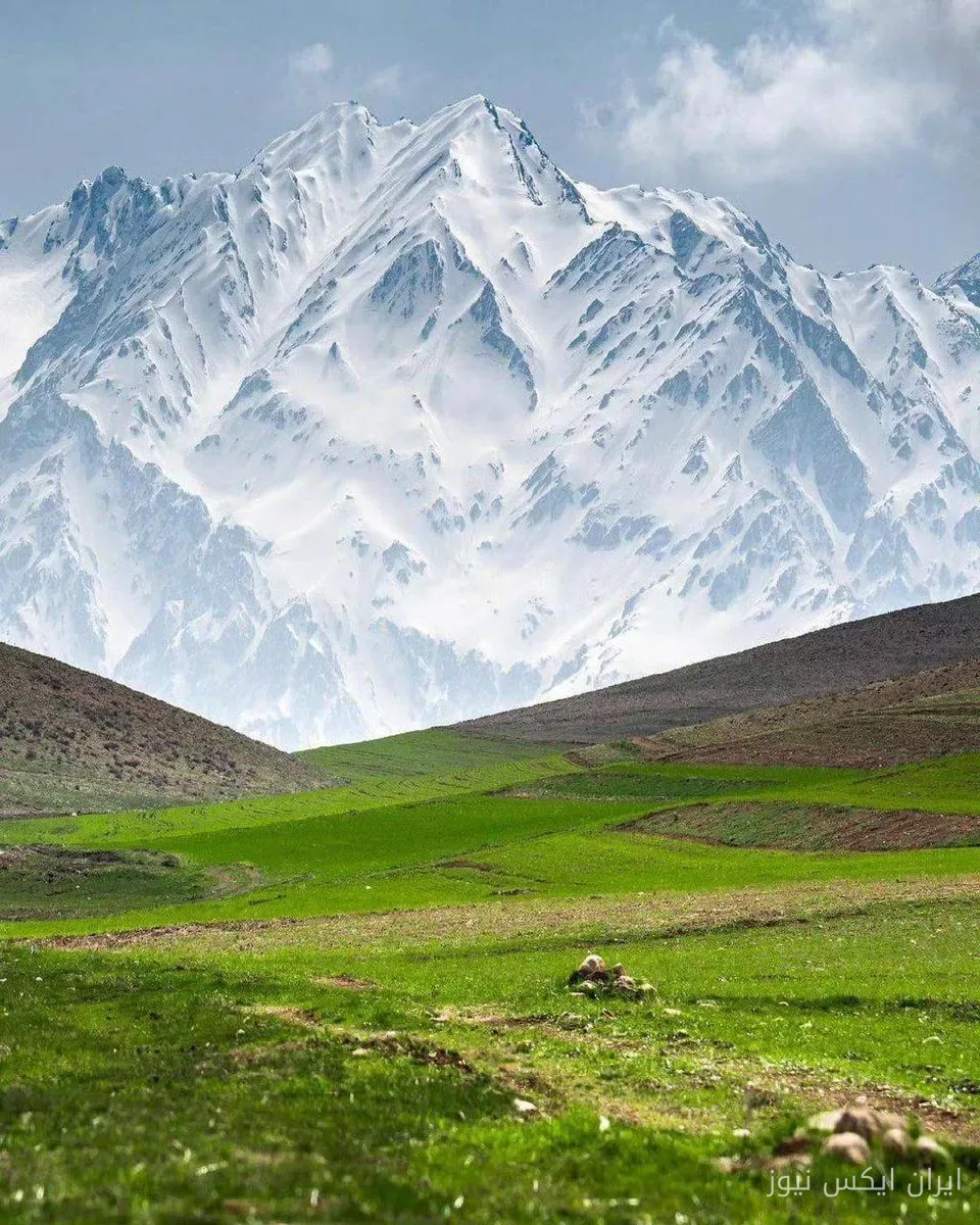 بارش اولین برف پاییزی بر اشترانکوه لرستان