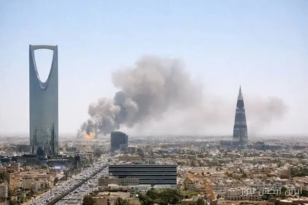 انفجارهایی در ریاض و سرنگونی پهپاد سعودی در یمن