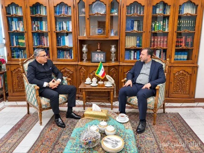 کاظم غریب آبادی با سفرای هند، ژاپن و اسپانیا دیدار کرد