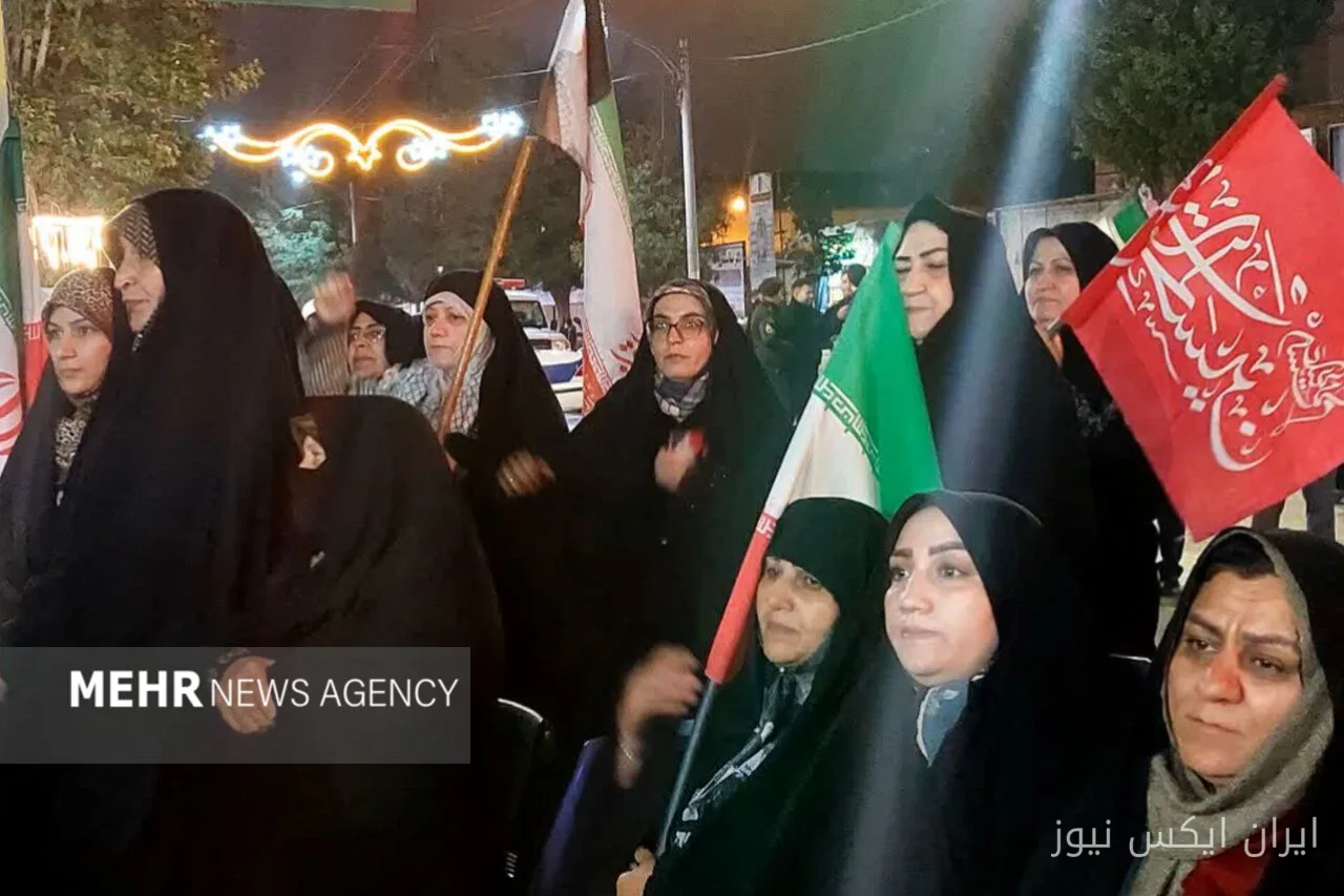 مردم مشگین شهر در حمایت از رهبر معظم انقلاب به میدان آمدند