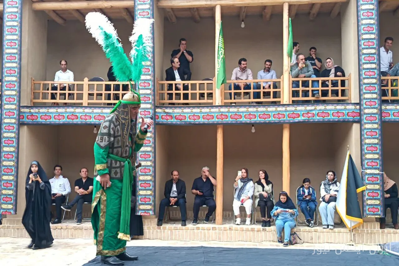 رونمایی از تکیه اعظم برغان در پارک ایران کوچک کرج